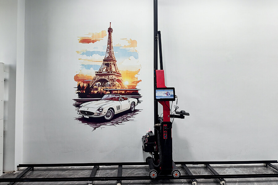 Paris × Spider — Lobby mural